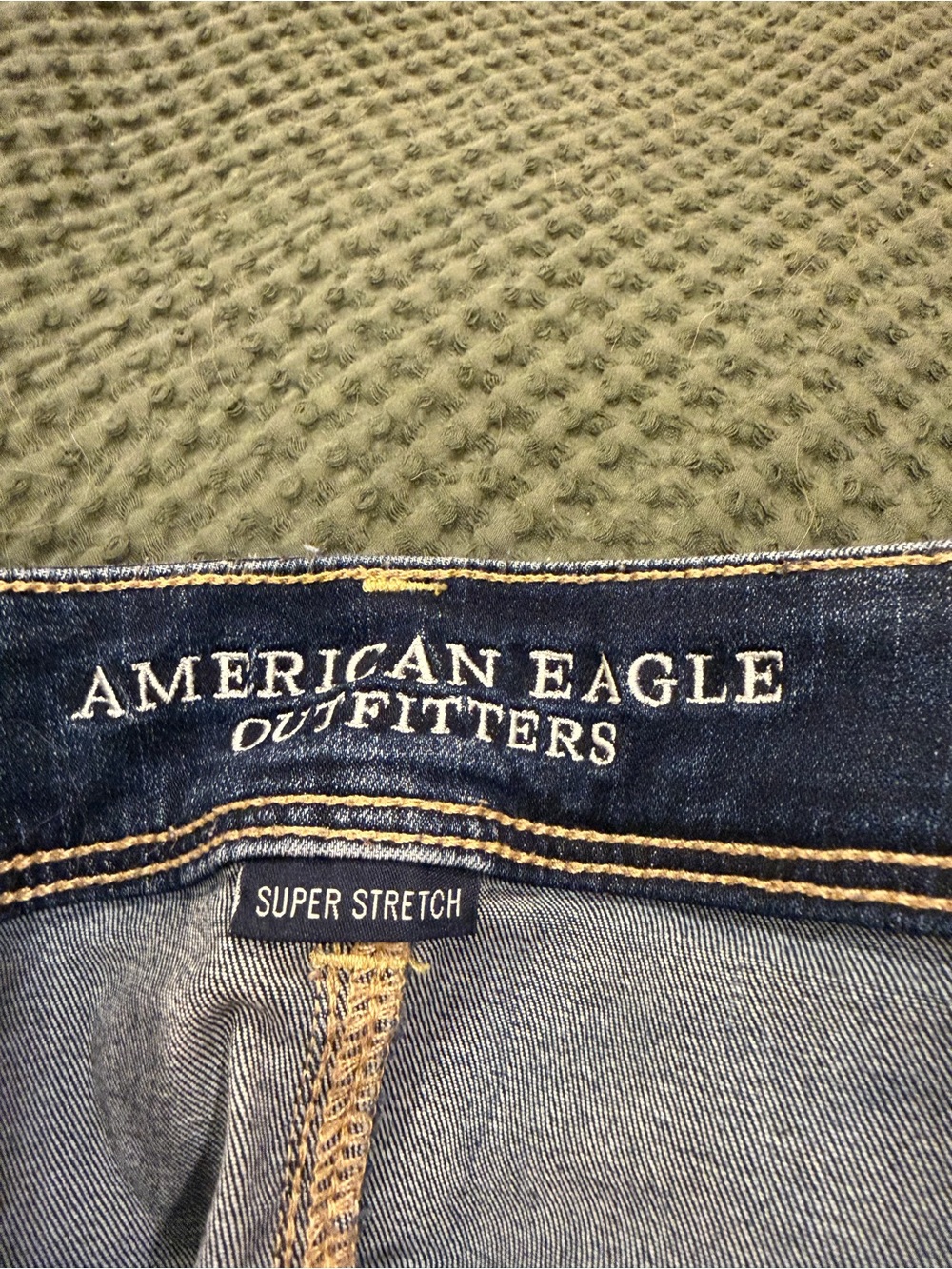 American Eagle Outfitters Women's Kick Bootcut Jeans - Dark Blue Wash - Picture 3 of 3